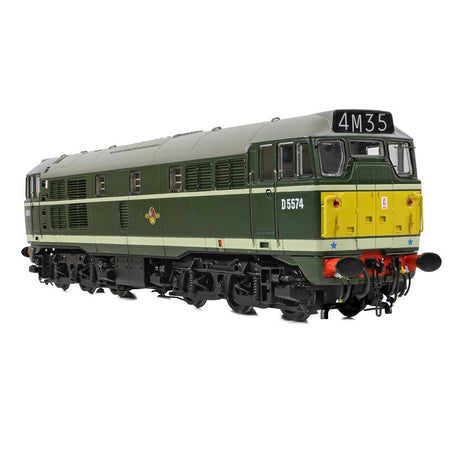 PRE - ORDER: Bachmann Class 30 D5574 BR Green (Small Yellow Panels) - OO Gauge - Phillips Hobbies