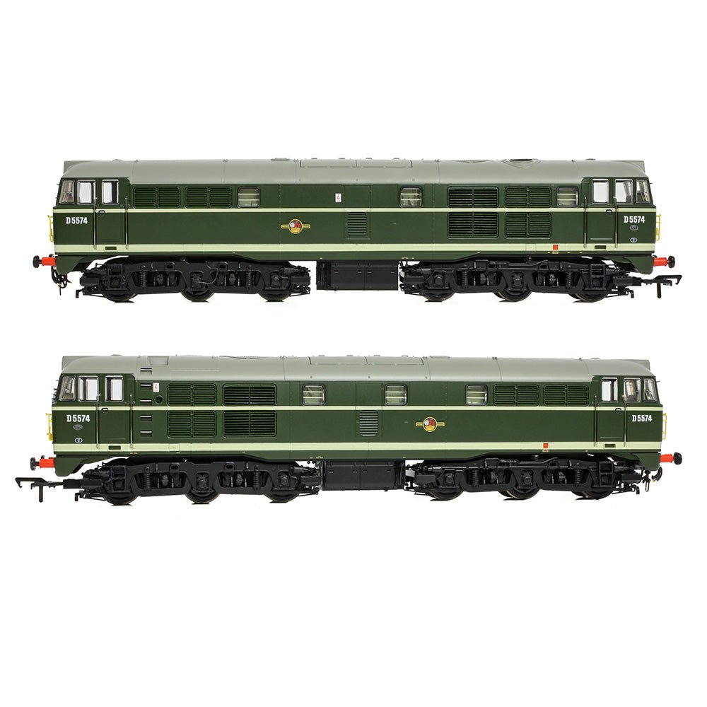 PRE - ORDER: Bachmann Class 30 D5574 BR Green (Small Yellow Panels) - OO Gauge - Phillips Hobbies