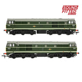 PRE - ORDER: Bachmann Class 30 D5574 BR Green (Small Yellow Panels) SOUND FITTED DELUXE - OO Gauge - Phillips Hobbies