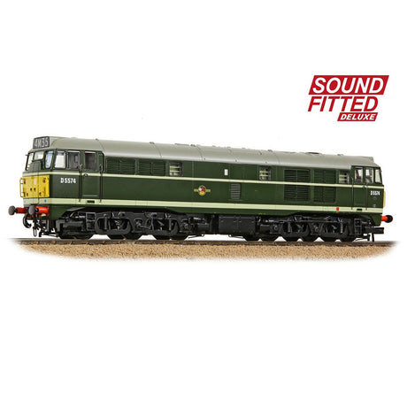 PRE - ORDER: Bachmann Class 30 D5574 BR Green (Small Yellow Panels) SOUND FITTED DELUXE - OO Gauge - Phillips Hobbies
