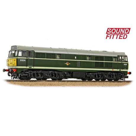 PRE - ORDER: Bachmann Class 30 D5574 BR Green (Small Yellow Panels) SOUND FITTED - OO Gauge - Phillips Hobbies
