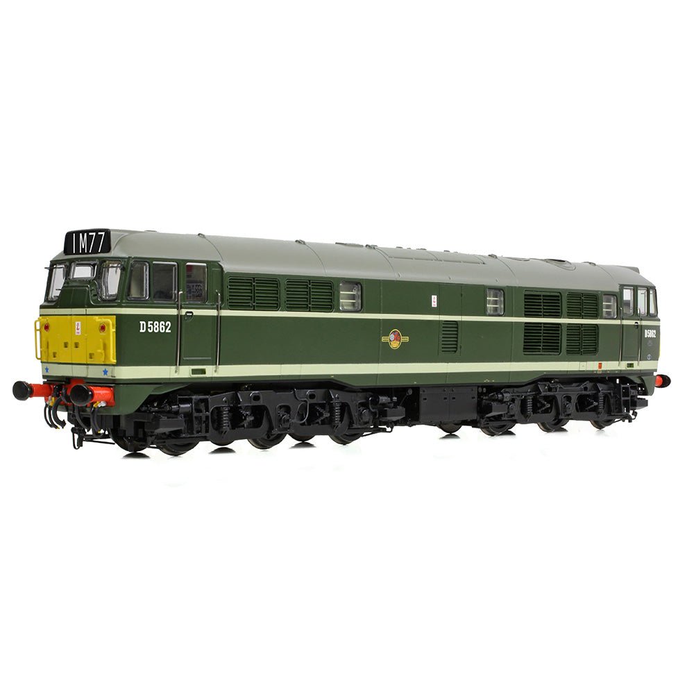 PRE - ORDER: Bachmann Class 30 D5862 BR Green (Small Yellow Panels) - OO Gauge - Phillips Hobbies