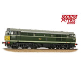 PRE - ORDER: Bachmann Class 30 D5862 BR Green (Small Yellow Panels) SOUND FITTED DELUXE - OO Gauge - Phillips Hobbies