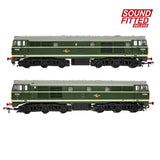 PRE - ORDER: Bachmann Class 30 D5862 BR Green (Small Yellow Panels) SOUND FITTED DELUXE - OO Gauge - Phillips Hobbies
