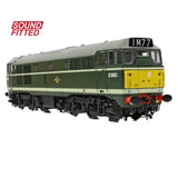PRE - ORDER: Bachmann Class 30 D5862 BR Green (Small Yellow Panels) SOUND FITTED - OO Gauge - Phillips Hobbies
