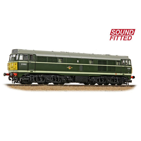 PRE - ORDER: Bachmann Class 30 D5862 BR Green (Small Yellow Panels) SOUND FITTED - OO Gauge - Phillips Hobbies