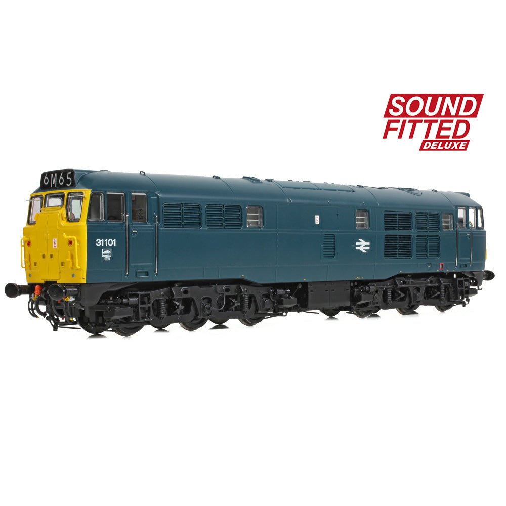 PRE - ORDER: Bachmann Class 31/1 31101 BR Blue SOUND FITTED DELUXE - OO Gauge - Phillips Hobbies