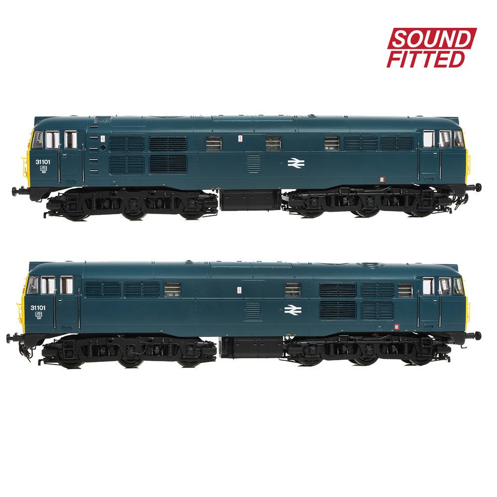 PRE - ORDER: Bachmann Class 31/1 31101 BR Blue SOUND FITTED - OO Gauge - Phillips Hobbies