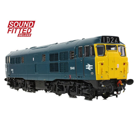 PRE - ORDER: Bachmann Class 31/1 5848 BR Blue SOUND FITTED DELUXE - OO Gauge - Phillips Hobbies