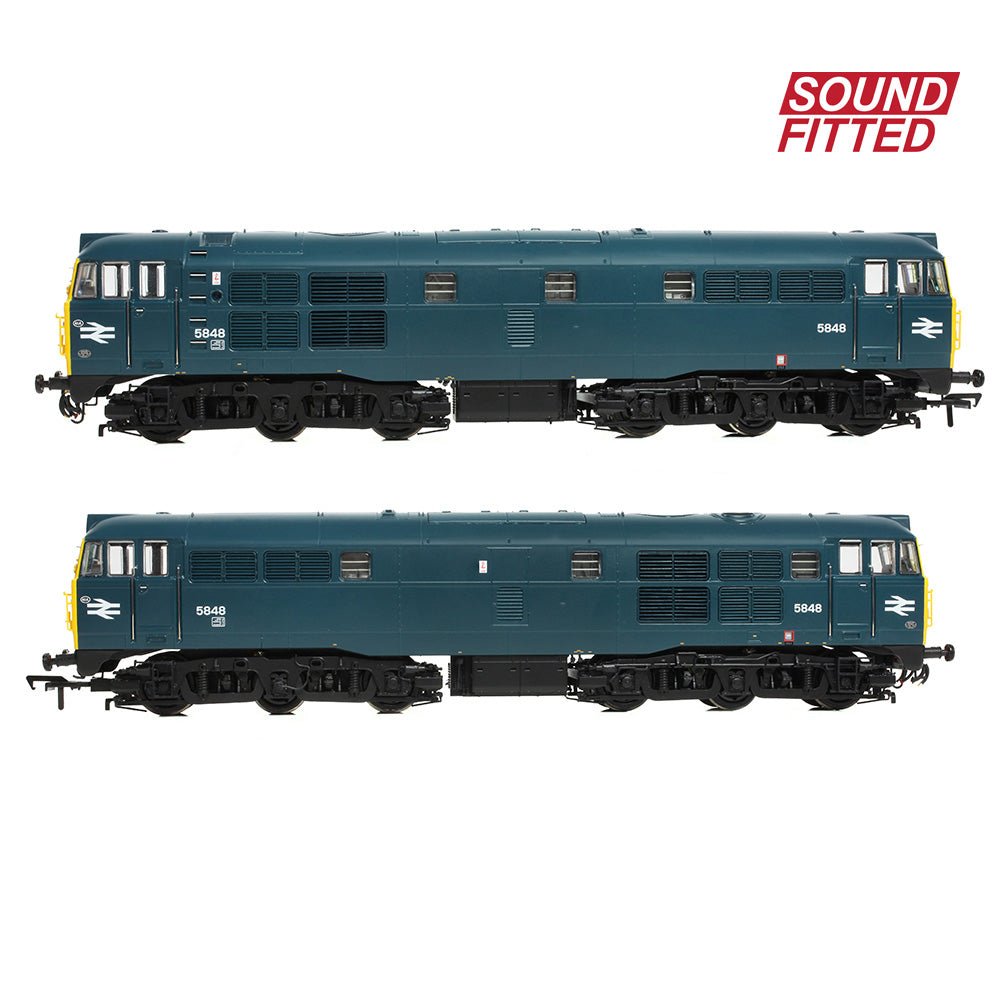 PRE - ORDER: Bachmann Class 31/1 5848 BR Blue SOUND FITTED - OO Gauge - Phillips Hobbies