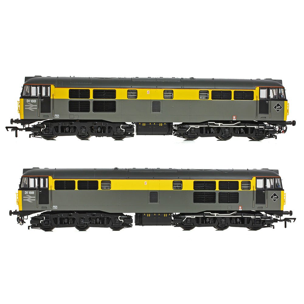 PRE - ORDER: Bachmann Class 31/1 Refurbished 31188 BR Engineers Grey & Yellow - OO Gauge - Phillips Hobbies