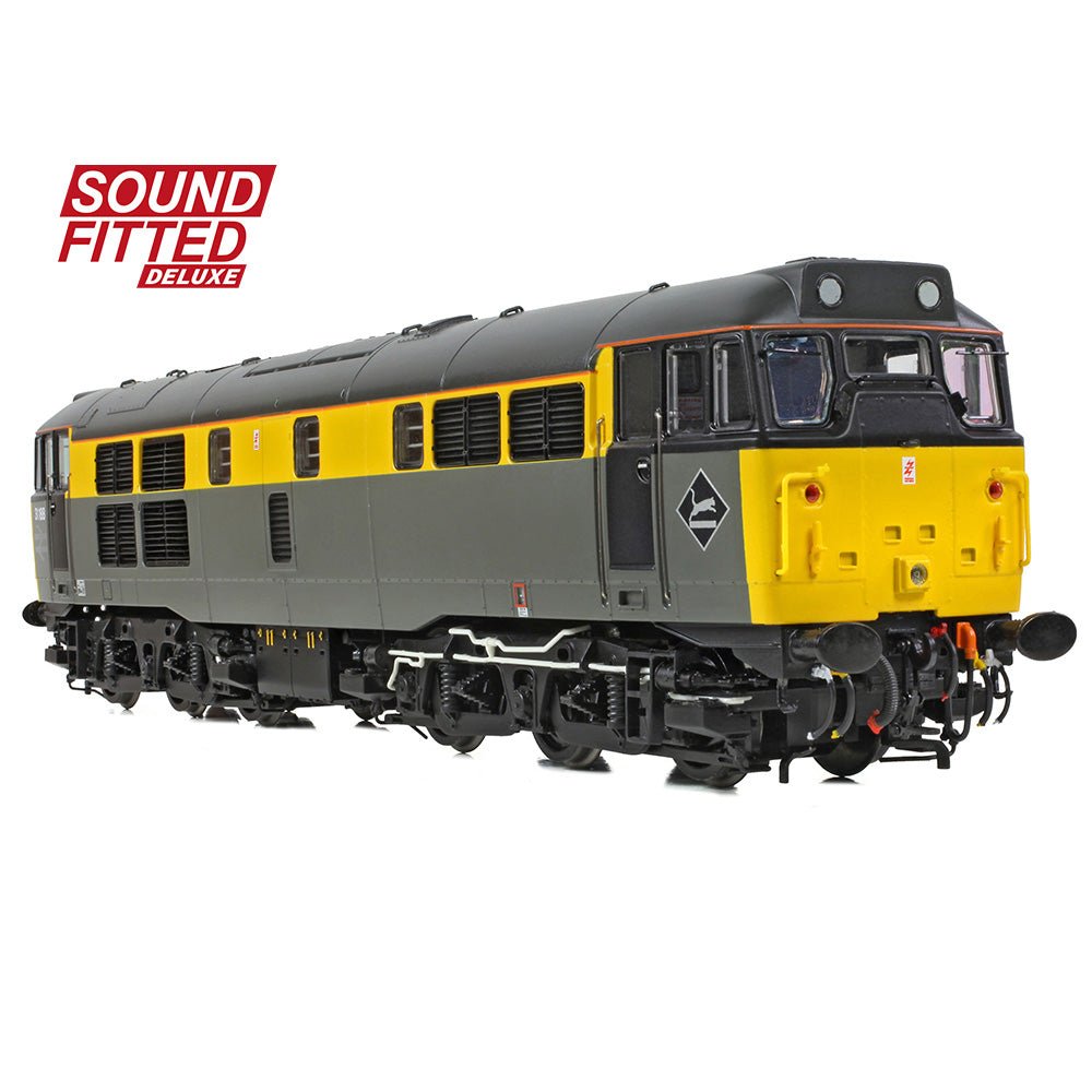 PRE - ORDER: Bachmann Class 31/1 Refurbished 31188 BR Engineers Grey & Yellow SOUND FITTED DELUXE - OO Gauge - Phillips Hobbies
