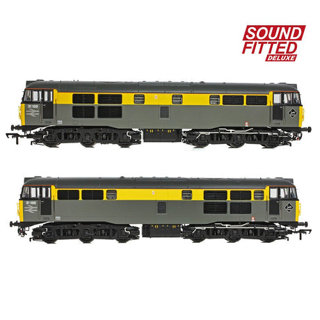 PRE - ORDER: Bachmann Class 31/1 Refurbished 31188 BR Engineers Grey & Yellow SOUND FITTED DELUXE - OO Gauge - Phillips Hobbies