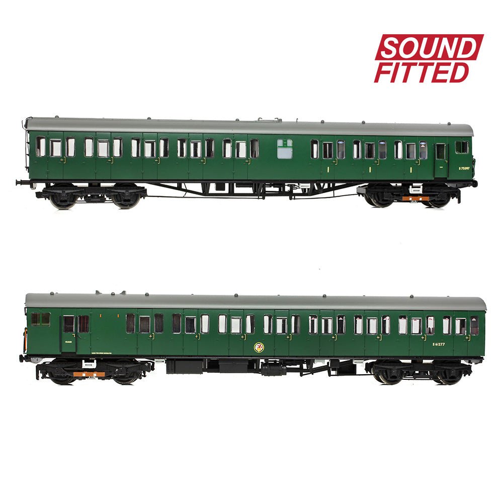 PRE - ORDER: Bachmann Class 414 2 - HAP 2 - Car EMU 6079 BR (SR) Green (Small Yellow Panels) SOUND FITTED - OO Gauge - Phillips Hobbies