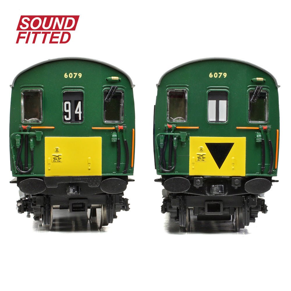 PRE - ORDER: Bachmann Class 414 2 - HAP 2 - Car EMU 6079 BR (SR) Green (Small Yellow Panels) SOUND FITTED - OO Gauge - Phillips Hobbies