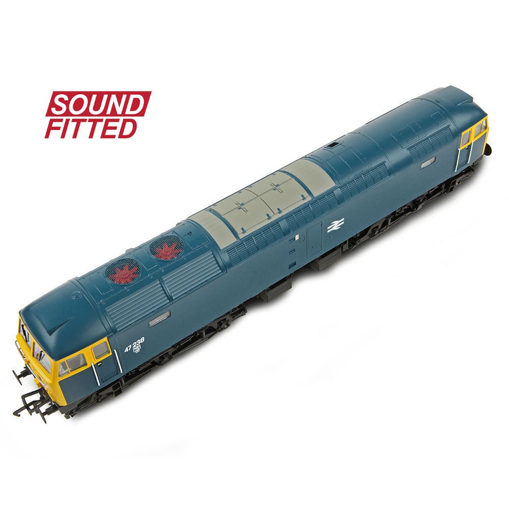 PRE - ORDER: Bachmann Class 47/0 47238 BR Blue SOUND FITTED - OO Gauge - Phillips Hobbies