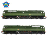 PRE - ORDER: Bachmann Class 47/0 D1940 BR Two - Tone Green (Small Yellow Panels) - OO Gauge - Phillips Hobbies