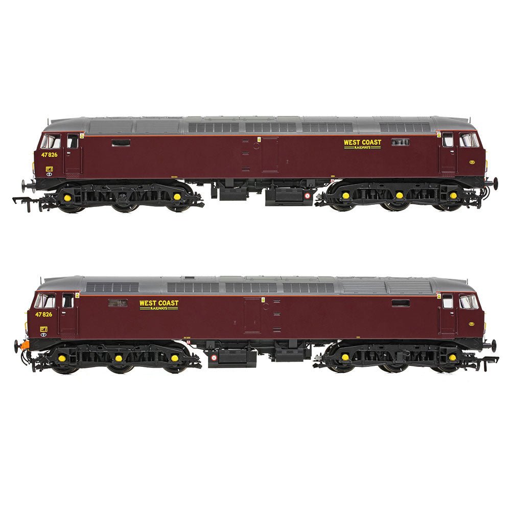 PRE - ORDER: Bachmann Class 47/4 47826 WCRC Maroon - OO Gauge - Phillips Hobbies