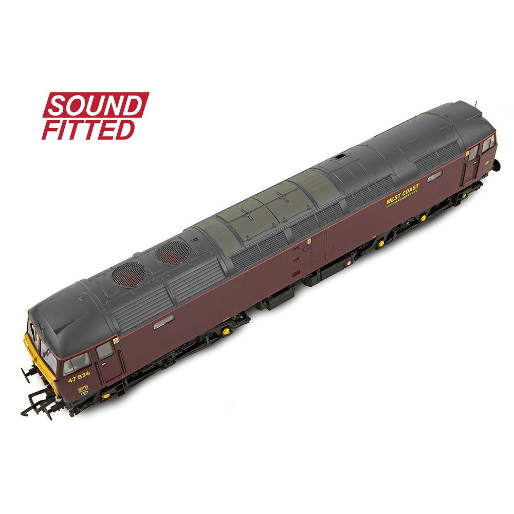 PRE - ORDER: Bachmann Class 47/4 47826 WCRC Maroon SOUND FITTED - OO Gauge - Phillips Hobbies