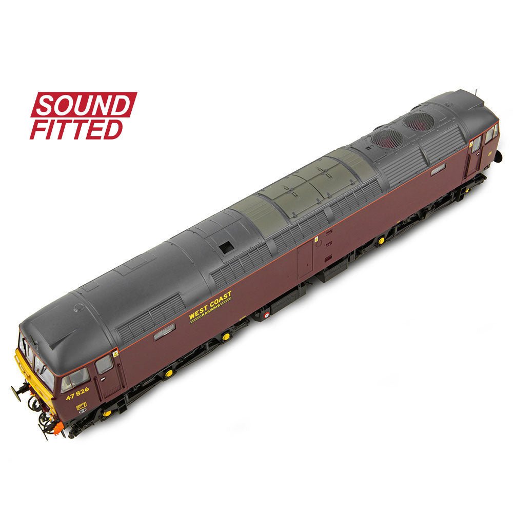 PRE - ORDER: Bachmann Class 47/4 47826 WCRC Maroon SOUND FITTED - OO Gauge - Phillips Hobbies