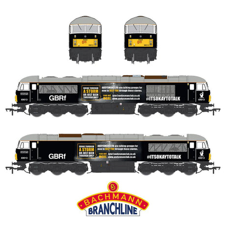 PRE - ORDER: Bachmann Class 69 69013 Andy's Man Club GBRf Black - OO Gauge - Phillips Hobbies
