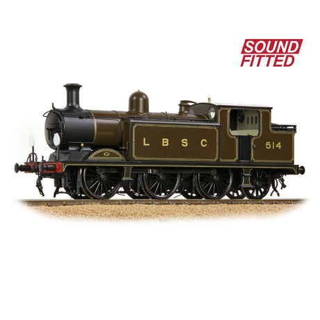 PRE - ORDER: Bachmann LB&SCR E4 Tank 514 LBSC Lined Umber SOUND FITTED - OO Gauge - Phillips Hobbies