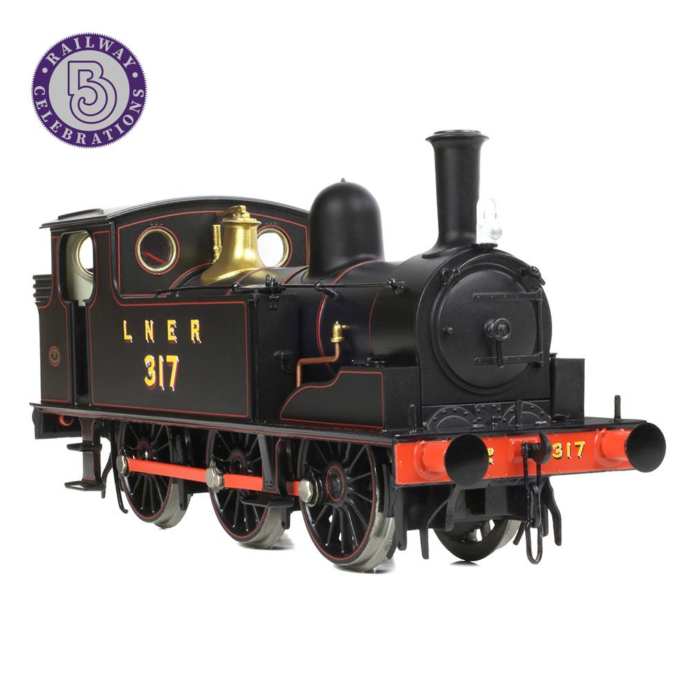 PRE - ORDER: Bachmann NER E (J71) Tank 317 LNER Lined Black - OO Gauge - Phillips Hobbies