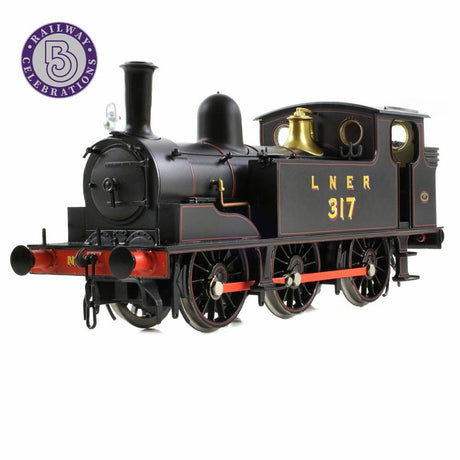 PRE - ORDER: Bachmann NER E (J71) Tank 317 LNER Lined Black - OO Gauge - Phillips Hobbies