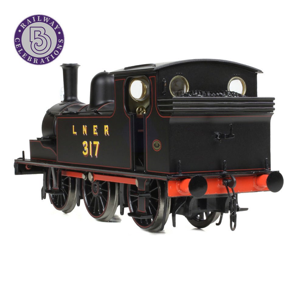 PRE - ORDER: Bachmann NER E (J71) Tank 317 LNER Lined Black - OO Gauge - Phillips Hobbies