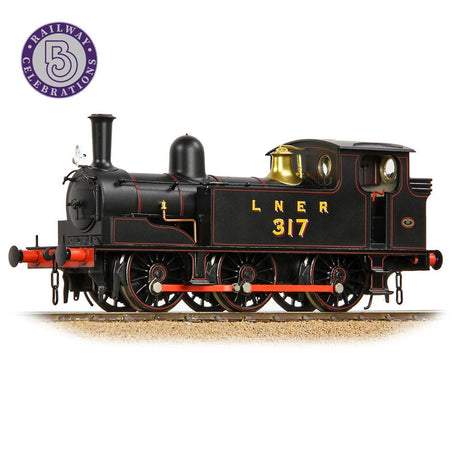 PRE - ORDER: Bachmann NER E (J71) Tank 317 LNER Lined Black - OO Gauge - Phillips Hobbies