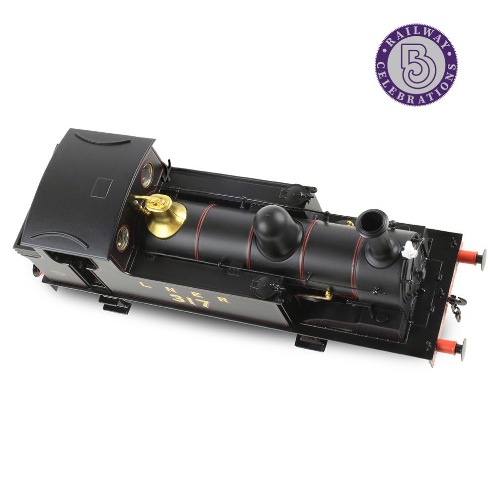 PRE - ORDER: Bachmann NER E (J71) Tank 317 LNER Lined Black - OO Gauge - Phillips Hobbies