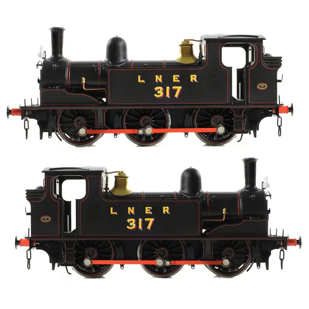 PRE - ORDER: Bachmann NER E (J71) Tank 317 LNER Lined Black SOUND FITTED - OO Gauge - Phillips Hobbies