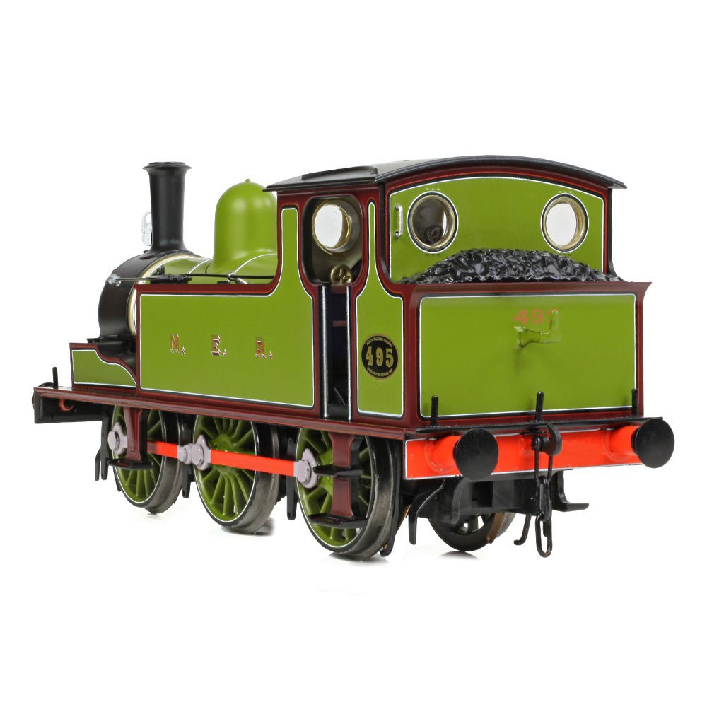 PRE - ORDER: Bachmann NER E Tank 495 NER Lined Green & Maroon - OO Gauge - Phillips Hobbies