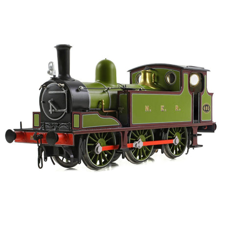 PRE - ORDER: Bachmann NER E Tank 495 NER Lined Green & Maroon - OO Gauge - Phillips Hobbies