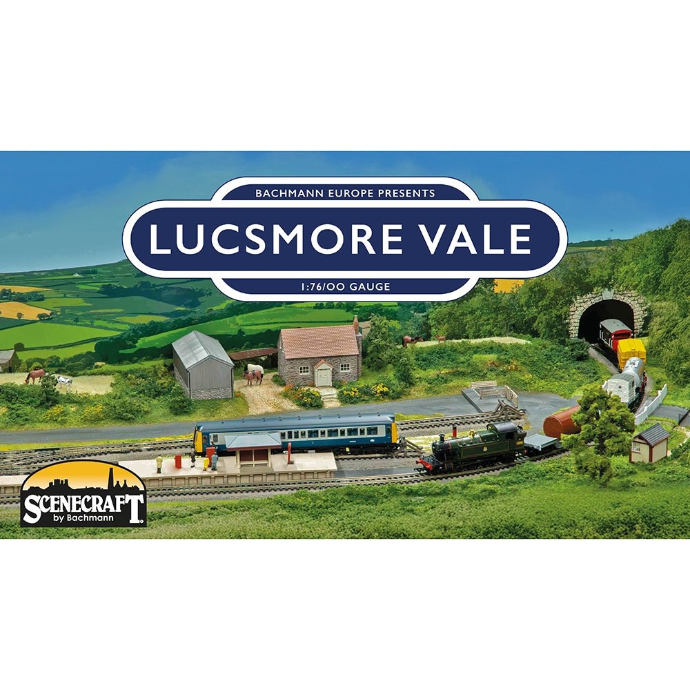PRE - ORDER: Bachmann Scenecraft Lucsmore Vale Layout Mat - OO Gauge - Phillips Hobbies