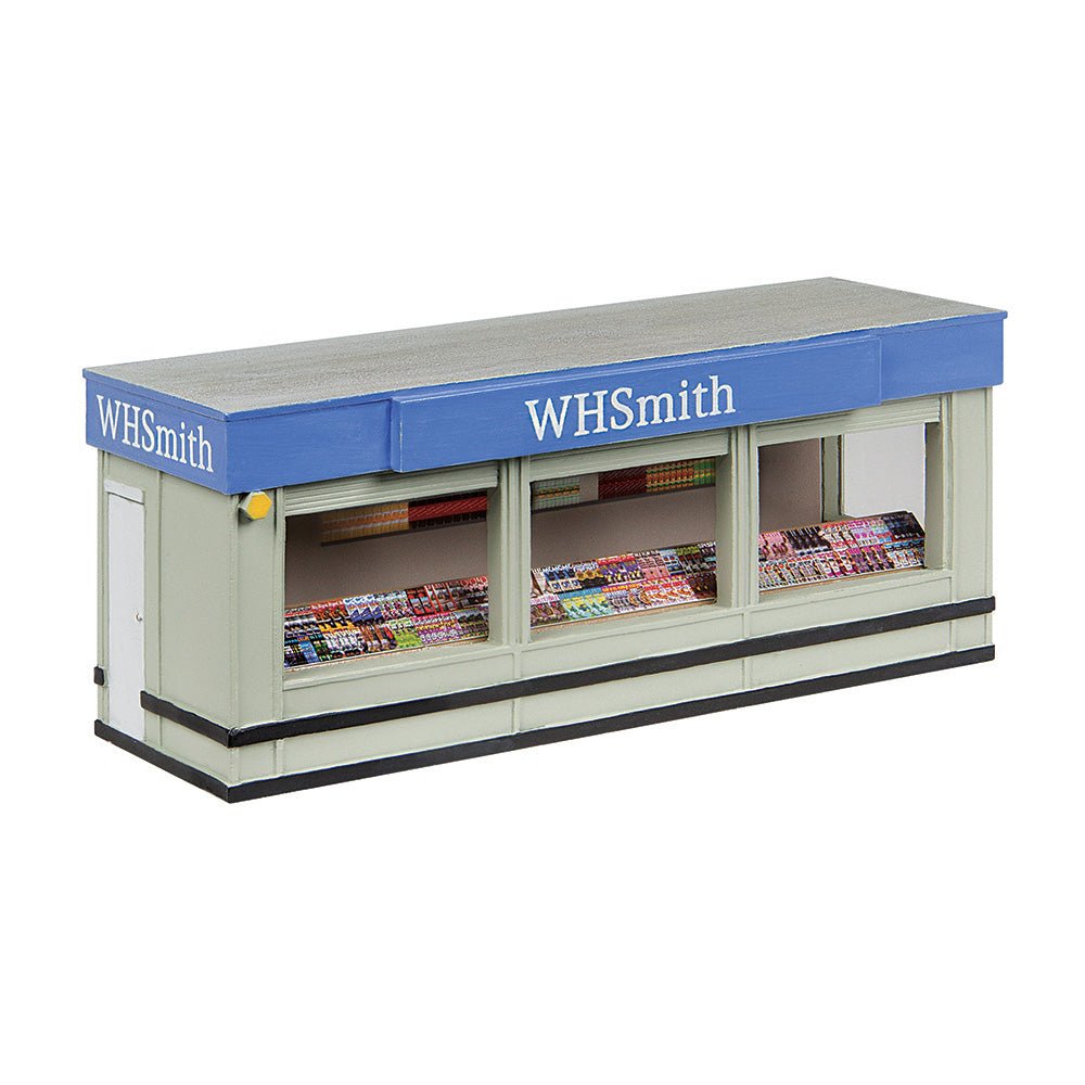 PRE - ORDER: Bachmann Scenecraft Newsagent Platform Kiosk - Blue - Phillips Hobbies