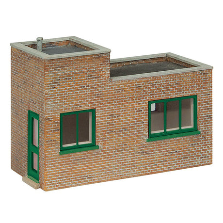 PRE - ORDER: Bachmann Scenecraft Rail Yard Crewroom - Green - Phillips Hobbies