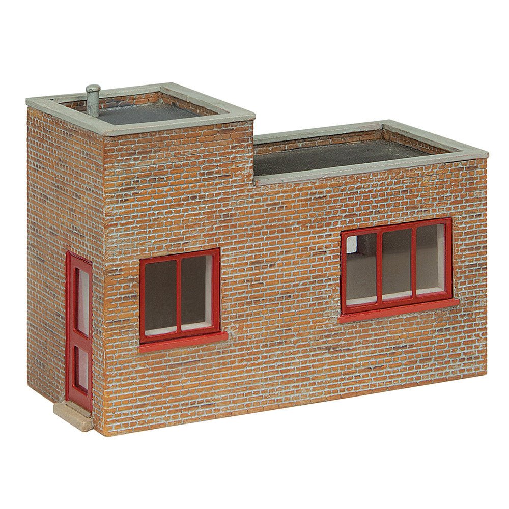 PRE - ORDER: Bachmann Scenecraft Rail Yard Crewroom - Red - Phillips Hobbies