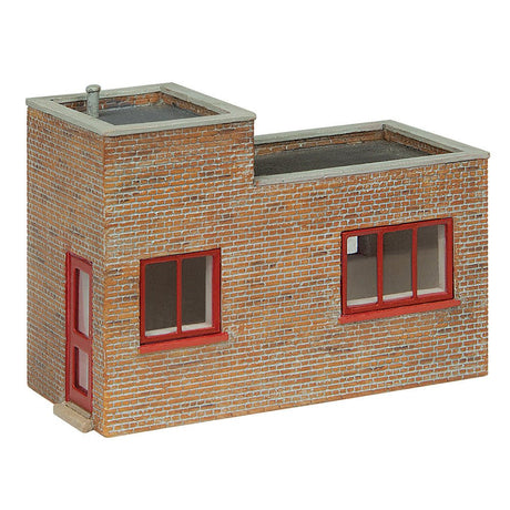 PRE - ORDER: Bachmann Scenecraft Rail Yard Crewroom - Red - Phillips Hobbies