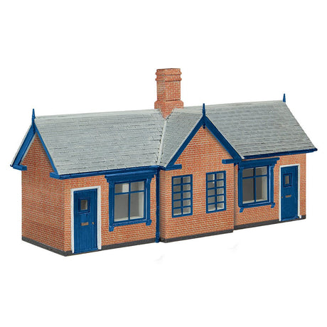 PRE - ORDER: Bachmann Scenecraft Transport Cottages - Brick & Blue - Phillips Hobbies