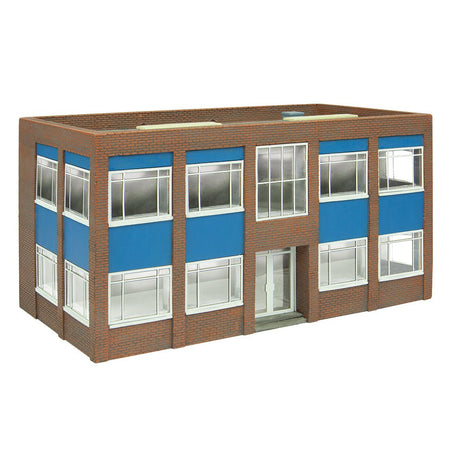 PRE - ORDER: Bachmann Scenecraft Two Storey Office Block - Blue - Phillips Hobbies