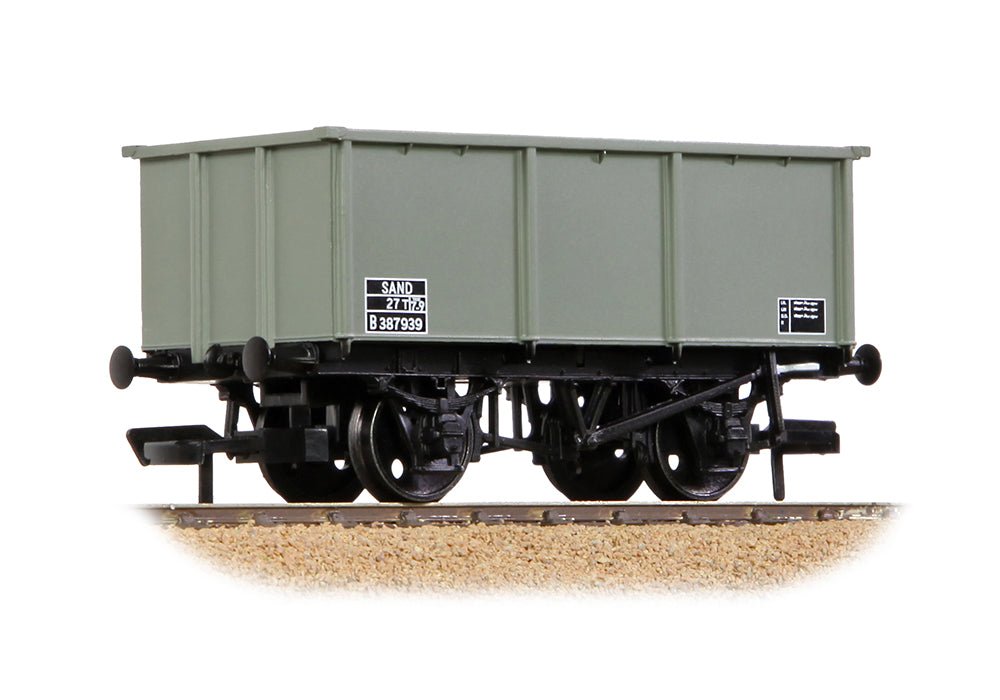 PRE - ORDER: Branchline BR 27T Steel Tippler BR Grey 'SAND' - OO Gauge - Phillips Hobbies