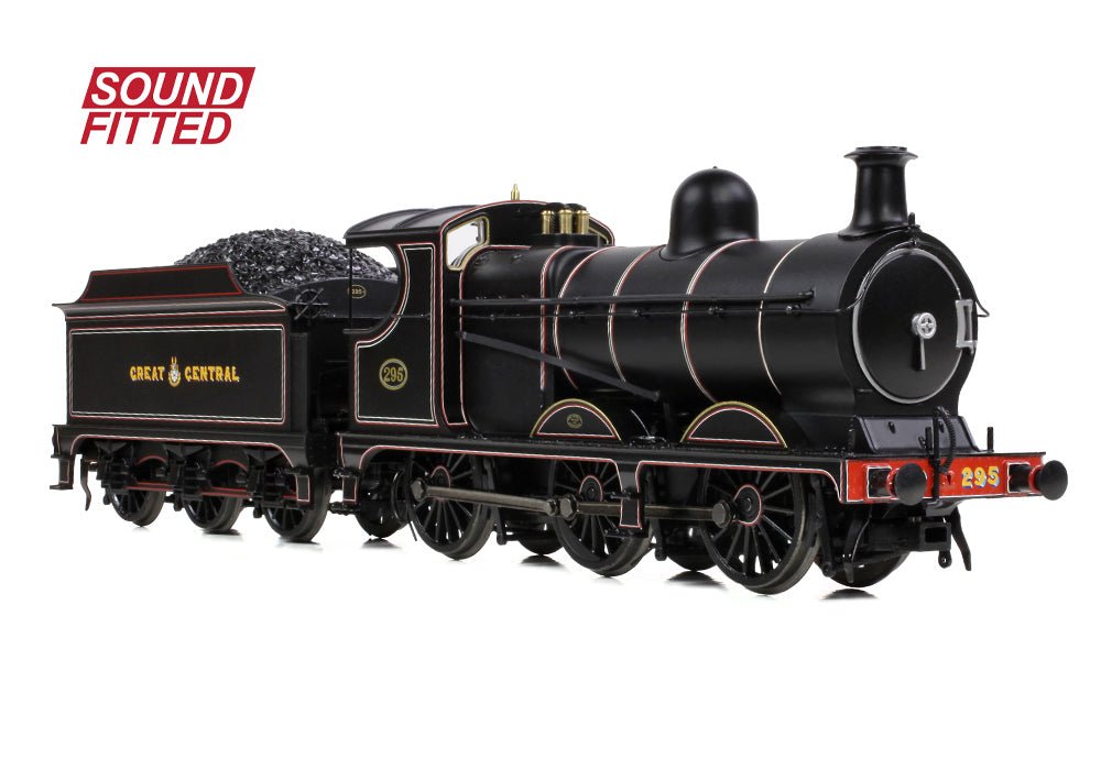 PRE - ORDER: Branchline GCR 9J 295 GCR Lined Black SOUND FITTED - OO Gauge - Phillips Hobbies