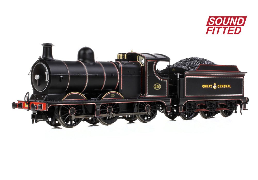 PRE - ORDER: Branchline GCR 9J 295 GCR Lined Black SOUND FITTED - OO Gauge - Phillips Hobbies