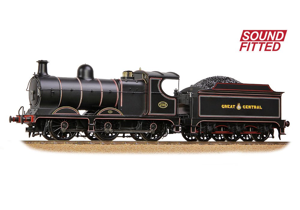 PRE - ORDER: Branchline GCR 9J 295 GCR Lined Black SOUND FITTED - OO Gauge - Phillips Hobbies
