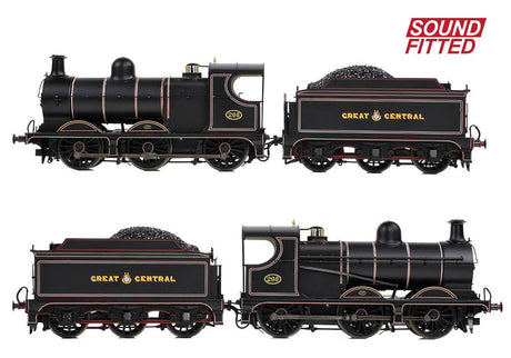 PRE - ORDER: Branchline GCR 9J 295 GCR Lined Black SOUND FITTED - OO Gauge - Phillips Hobbies
