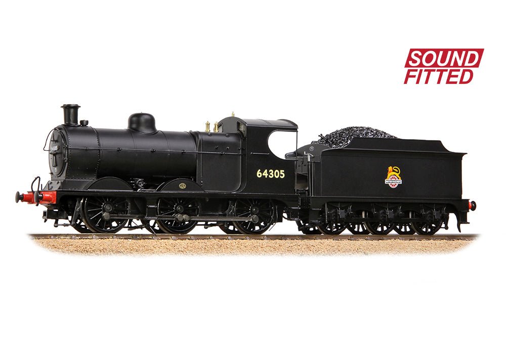 PRE - ORDER: Branchline GCR 9J (J11) 64305 BR Black (Early Emblem) SOUND FITTED - OO Gauge - Phillips Hobbies