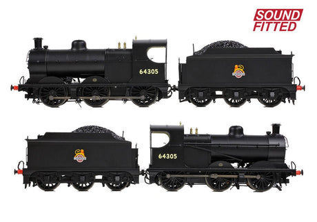 PRE - ORDER: Branchline GCR 9J (J11) 64305 BR Black (Early Emblem) SOUND FITTED - OO Gauge - Phillips Hobbies