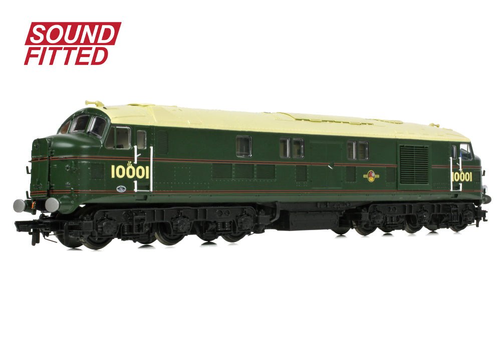 PRE - ORDER: Branchline LMS 10001 BR Lined Green (Late Crest) SOUND FITTED - OO Gauge - Phillips Hobbies