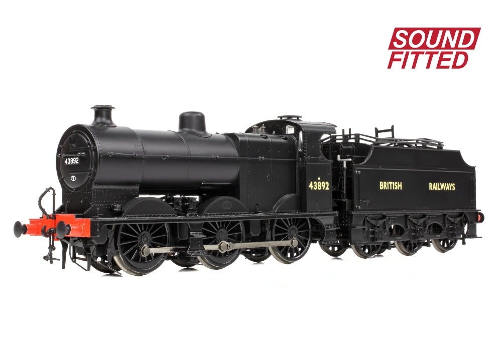 PRE - ORDER: Branchline MR 3835 (4F) with Fowler Tender 43892 BR Black (British Railways) SOUND FITTED - OO Gauge - Phillips Hobbies